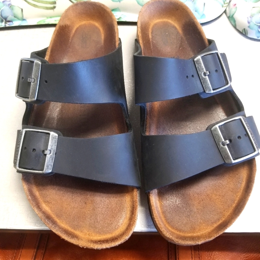 Birkenstock Arizona Big Buckle Oiled Leather Black